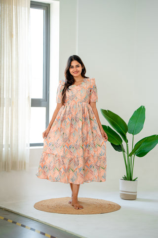 COLOURFUL LEAF | MATERNITY MAXI ANKLE LENGTH