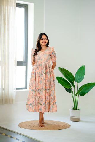 COLOURFUL LEAF | MATERNITY MAXI ANKLE LENGTH