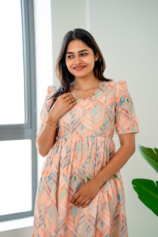 COLOURFUL LEAF | MATERNITY MAXI ANKLE LENGTH