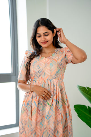 COLOURFUL LEAF | MATERNITY MAXI ANKLE LENGTH