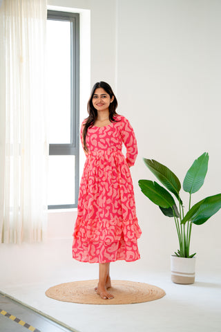 PEBBLE | MATERNITY GEORGETTE MAXI ANKLE LENGTH