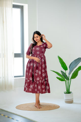 WILD AZALEA | MATERNITY MAXI ANKLE LENGTH