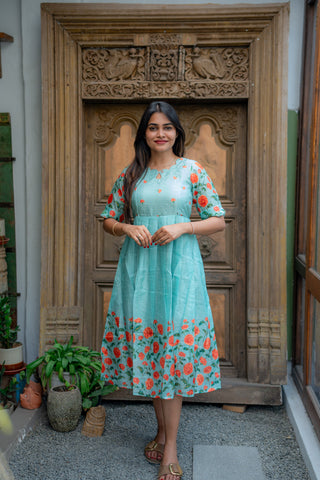 JAIPUR BLOOM | MATERNITY MAXI ANKLE  LENGTH