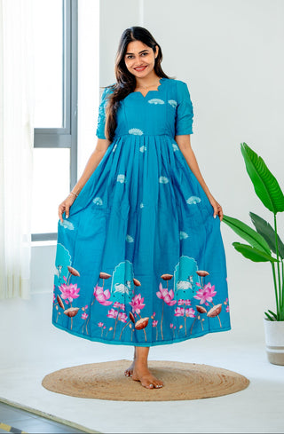 LOTUS CHARM | MATERNITY MAXI FULL LENGTH