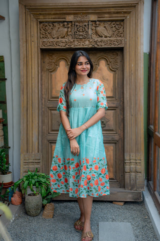 JAIPUR BLOOM | MATERNITY MAXI ANKLE  LENGTH