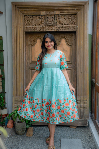 JAIPUR BLOOM | MATERNITY MAXI ANKLE  LENGTH