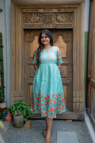 JAIPUR BLOOM | MATERNITY MAXI ANKLE  LENGTH