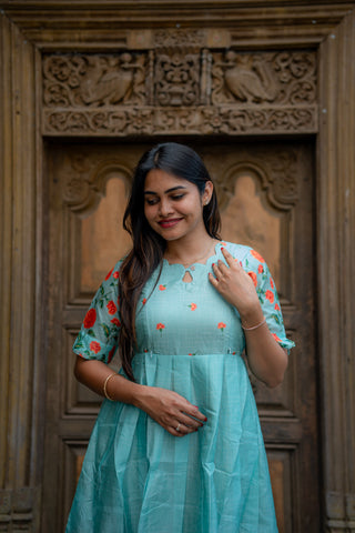 JAIPUR BLOOM | MATERNITY MAXI ANKLE  LENGTH