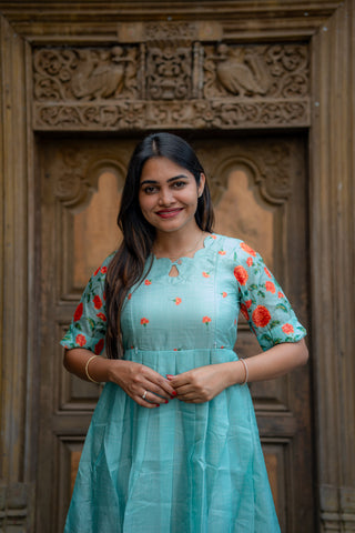 JAIPUR BLOOM | MATERNITY MAXI ANKLE  LENGTH