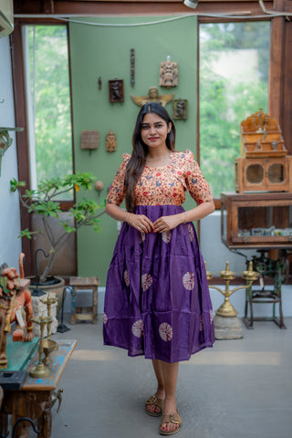 ROYAL PLUM | MATERNITY MAXI ANKLE  LENGTH