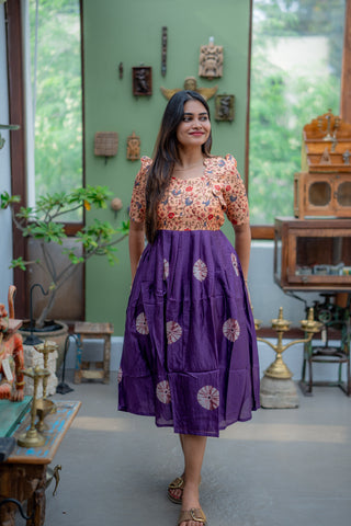 ROYAL PLUM | MATERNITY MAXI ANKLE  LENGTH