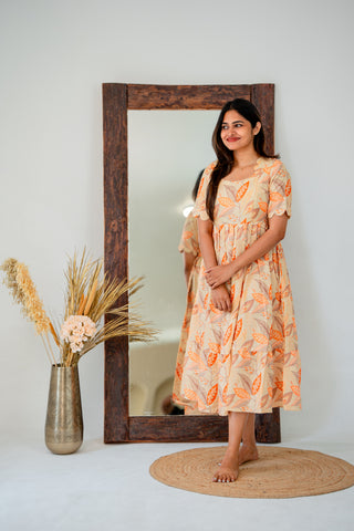 SUMMER VINYL | MATERNITY MAXI ANKLE LENGTH