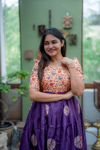 ROYAL PLUM | MATERNITY MAXI ANKLE  LENGTH