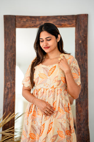 SUMMER VINYL | MATERNITY MAXI ANKLE LENGTH