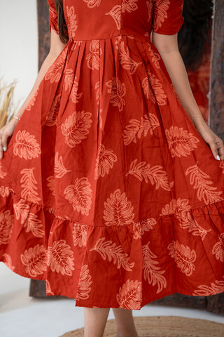 WINDY LEAVES | MATERNITY MAXI ANKLE LENGTH