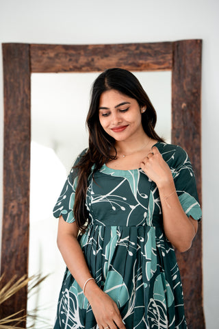 EMERALD GARDEN | MATERNITY MAXI ANKLE LENGTH