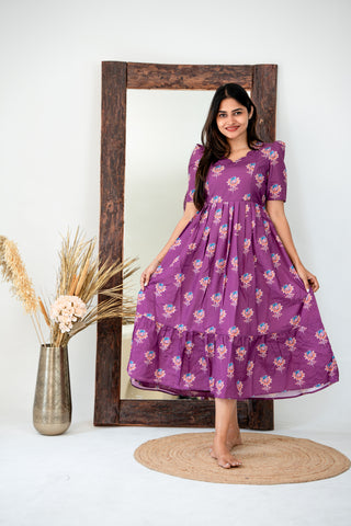 ROYAL MULBERRY | MATERNITY MAXI ANKLE LENGTH
