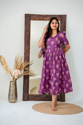 ROYAL MULBERRY | MATERNITY MAXI ANKLE LENGTH