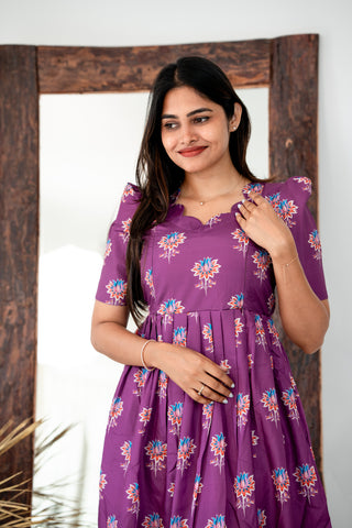 ROYAL MULBERRY | MATERNITY MAXI ANKLE LENGTH