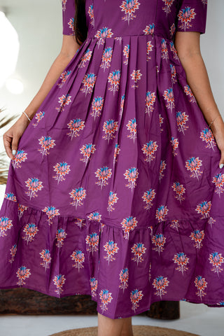 ROYAL MULBERRY | MATERNITY MAXI ANKLE LENGTH