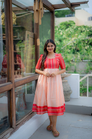 MADHURI STRIPE | MATERNITY MAXI ANKLE LENGTH