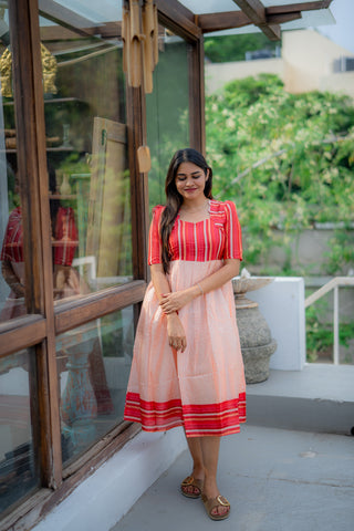 MADHURI STRIPE | MATERNITY MAXI ANKLE LENGTH