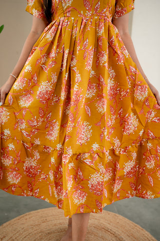 MUSTARD GLOW | MATERNITY MAXI ANKLE LENGTH