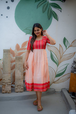 MADHURI STRIPE | MATERNITY MAXI ANKLE LENGTH