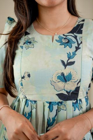 HERITAGE HIBISCUS | MATERNITY MAXI ANKLE LENGTH