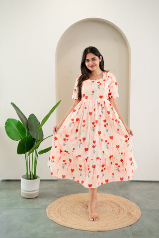 LOVE ROSE | MATERNITY MAXI ANKLE LENGTH