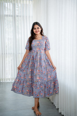 SWAN & LOTUS | MATERNITY MAXI ANKLE LENGTH