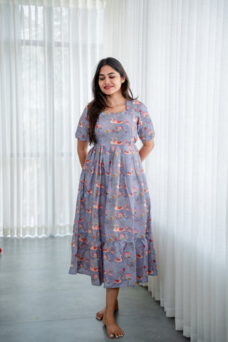 SWAN & LOTUS | MATERNITY MAXI ANKLE LENGTH