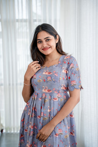 SWAN & LOTUS | MATERNITY MAXI ANKLE LENGTH