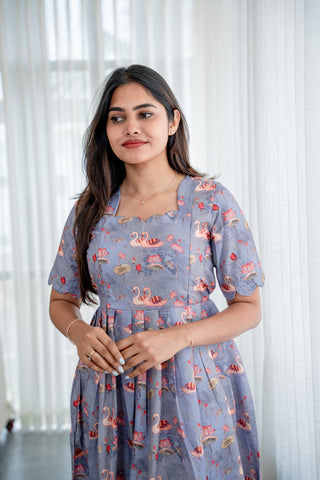 SWAN & LOTUS | MATERNITY MAXI ANKLE LENGTH