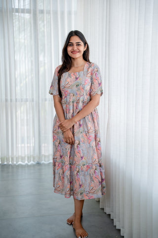 ARTISTIC GAZANIA | MATERNITY MAXI ANKLE LENGTH