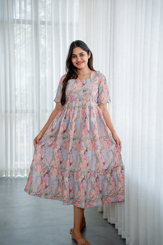 ARTISTIC GAZANIA | MATERNITY MAXI ANKLE LENGTH