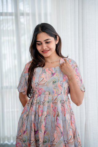 ARTISTIC GAZANIA | MATERNITY MAXI ANKLE LENGTH