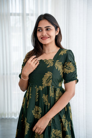 FLUTTERING LEAF | MATERNITY MAXI ANKLE LENGTH