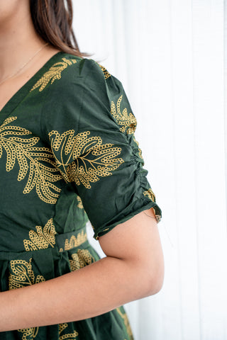 FLUTTERING LEAF | MATERNITY MAXI ANKLE LENGTH