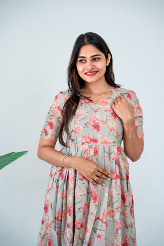 HEM MOTIF | MATERNITY MAXI FULL LENGTH