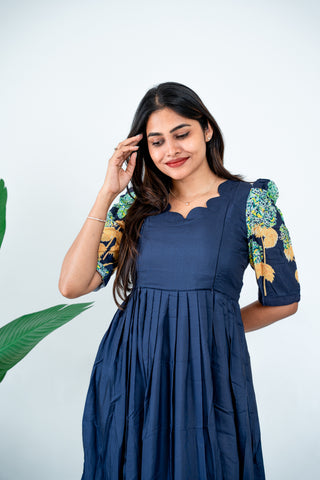 HYDRANGEA MEADOW | MATERNITY MAXI FULL LENGTH