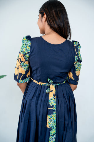 HYDRANGEA MEADOW | MATERNITY MAXI FULL LENGTH