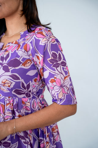 TWISTED FLORA | MATERNITY MAXI ANKLE LENGTH