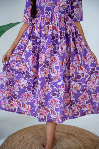 TWISTED FLORA | MATERNITY MAXI ANKLE LENGTH