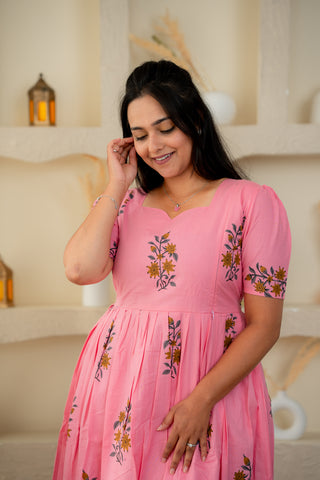 FLORA FLOUNCE | MATERNITY COTTON MAXI ANKLE LENGTH