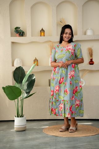 LOTUS | MATERNITY COTTON MAXI ANKLE LENGTH