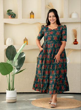 MARIGOLD MUSE | MATERNITY COTTON MAXI ANKLE LENGTH