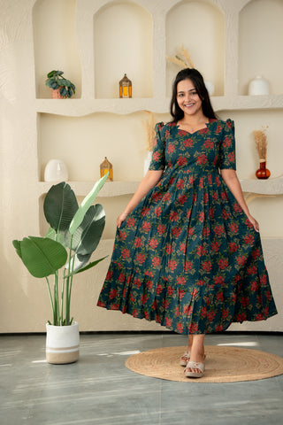 MARIGOLD MUSE | MATERNITY COTTON MAXI ANKLE LENGTH