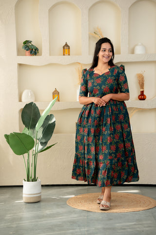 MARIGOLD MUSE | MATERNITY COTTON MAXI ANKLE LENGTH