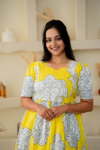 ROYAL CHARM | MATERNITY COTTON MAXI ANKLE LENGTH